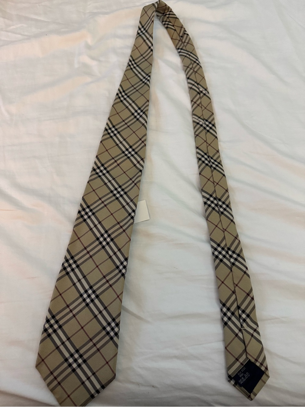 Authentic Burberry London Men’s Silk Necktie